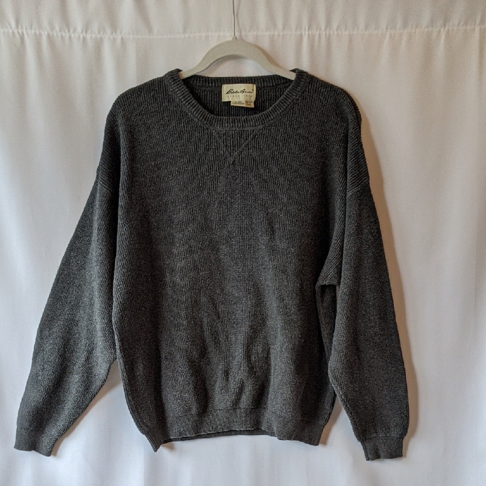 Eddie Bauer Charcoal Crewneck Sweater